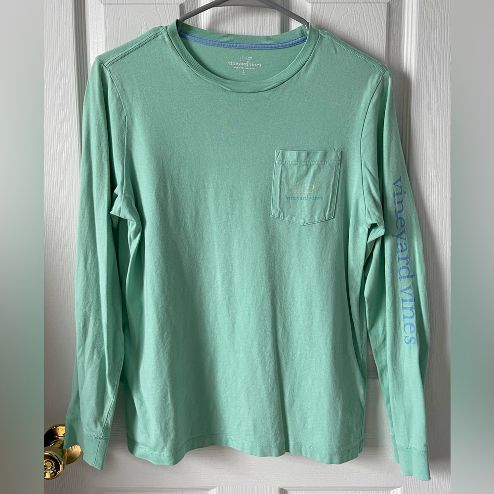 Boys Vineyard Vines Green Tee